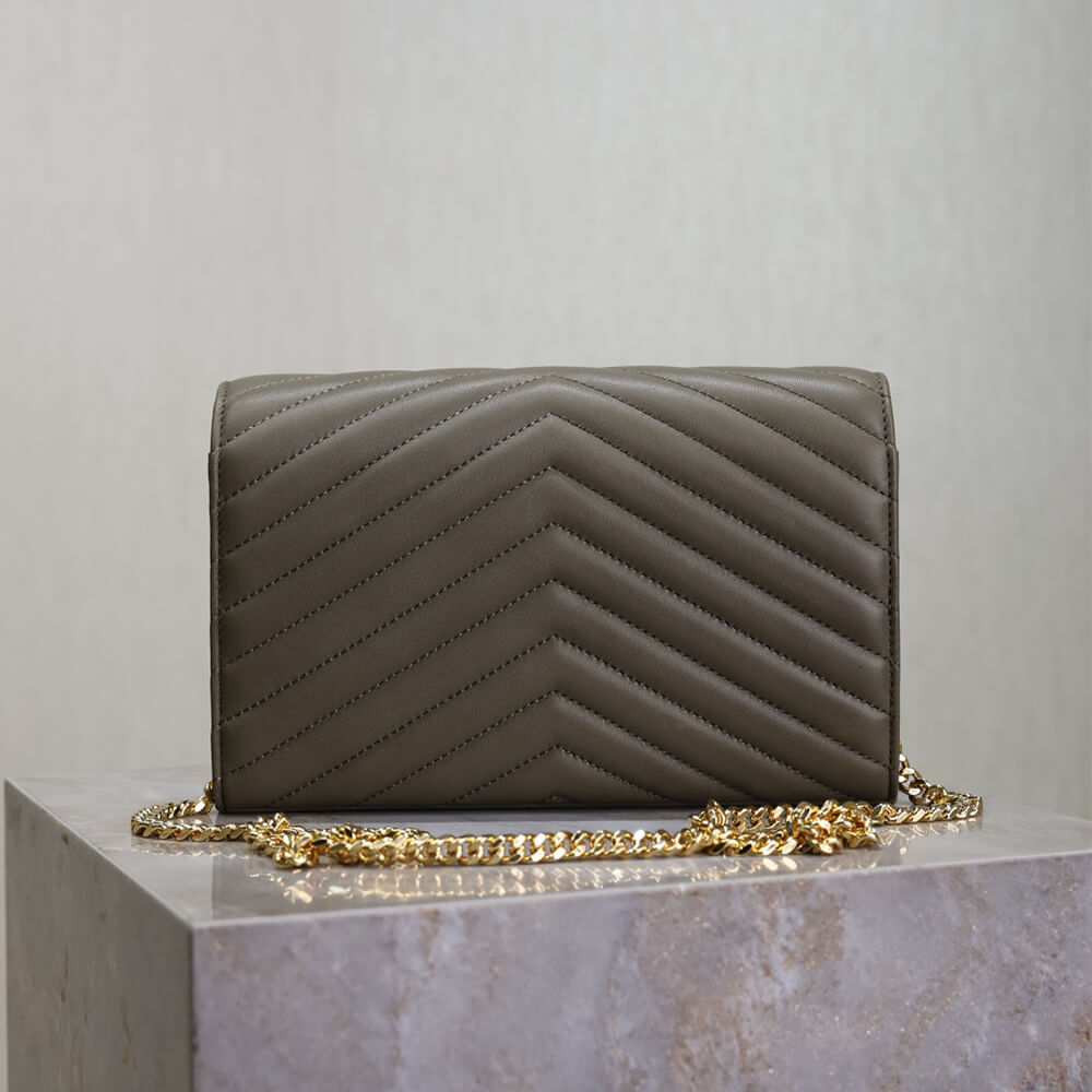 YSL cassandre chain wallet in lambskin - Top Club