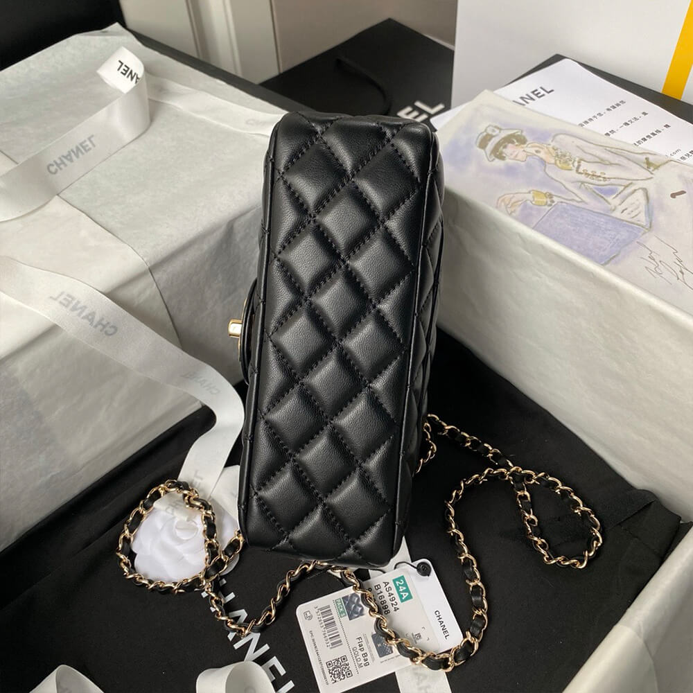 CHANEL Mini Flap Bag with Top Handle - Top Club