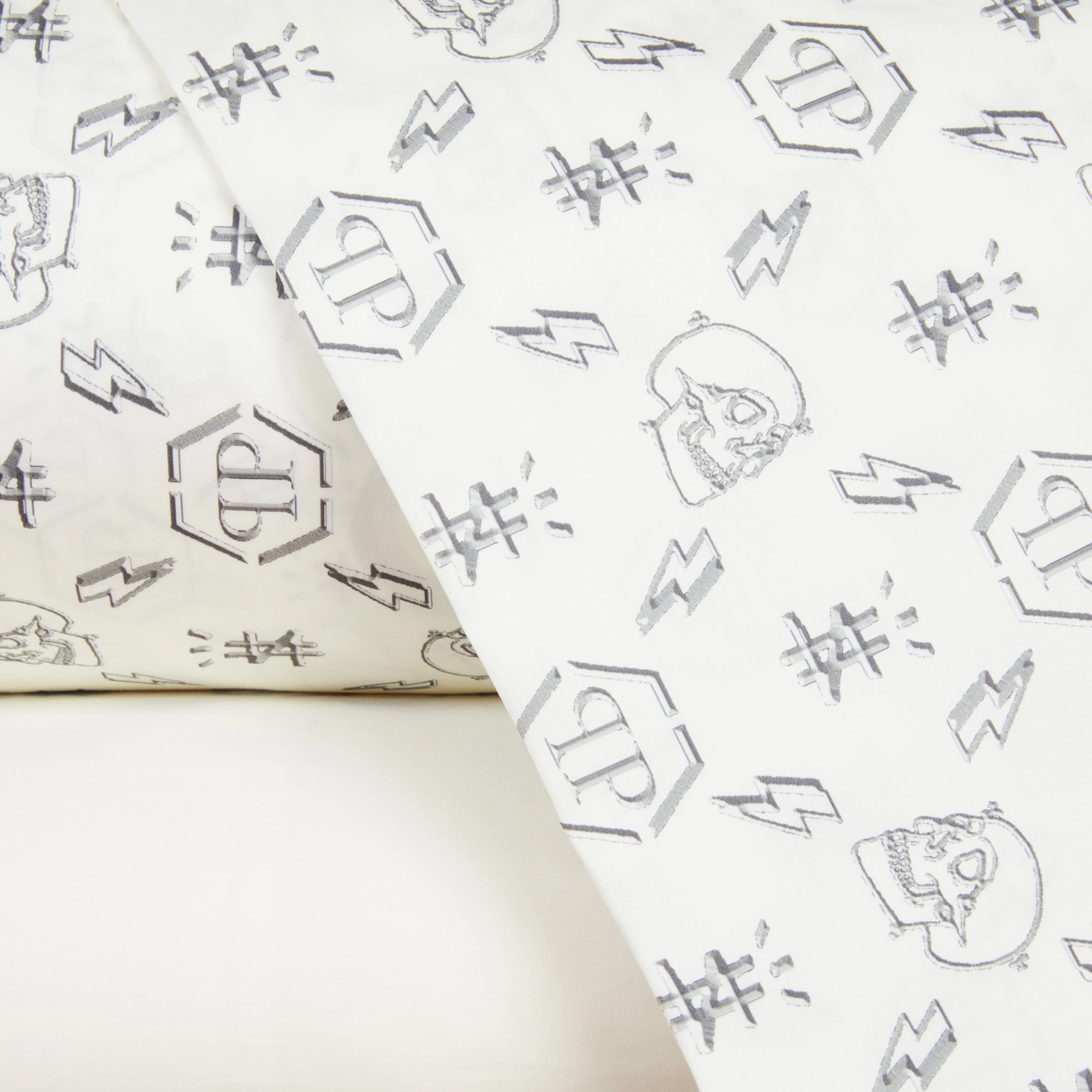 Completo Copripiumino In Raso Di Cotone New Baroque Matrimoniale