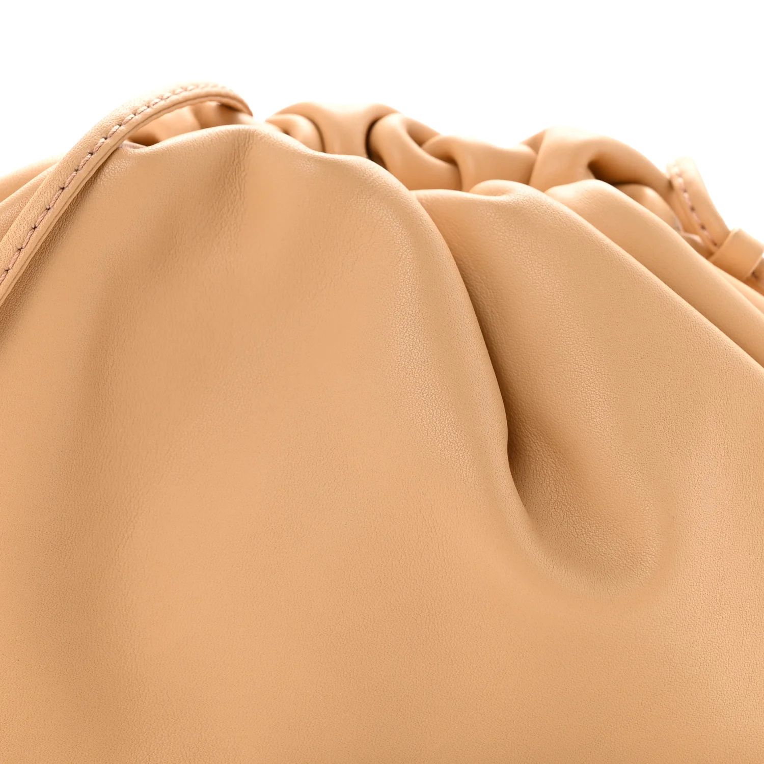 Butter Calfskin The Mini Pouch Almond - Top Club