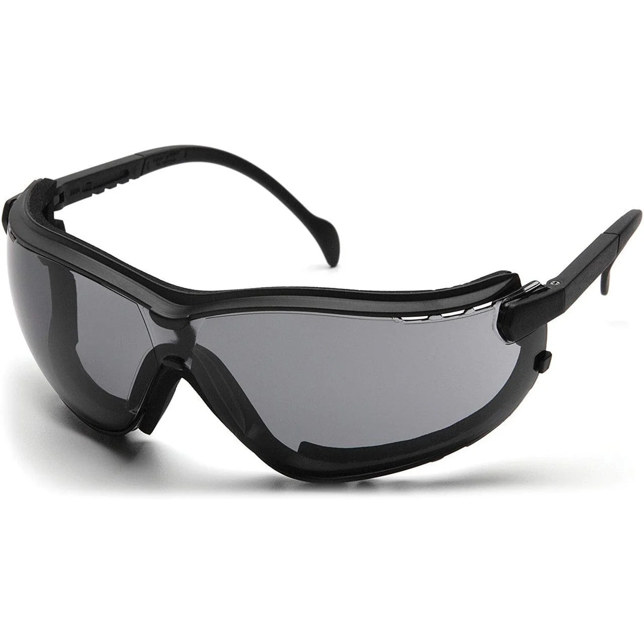 Pyramex V2G Safety Glasses/Goggles Black Frame Gray Anti-Fog Lens - Alvarez Pro Painting LLC