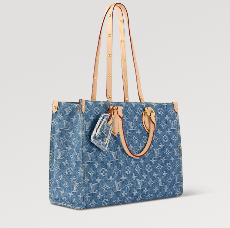 New Louis Remix OnTheGo MM denim bag size: 35 x 27 x 14 cm - Top Club