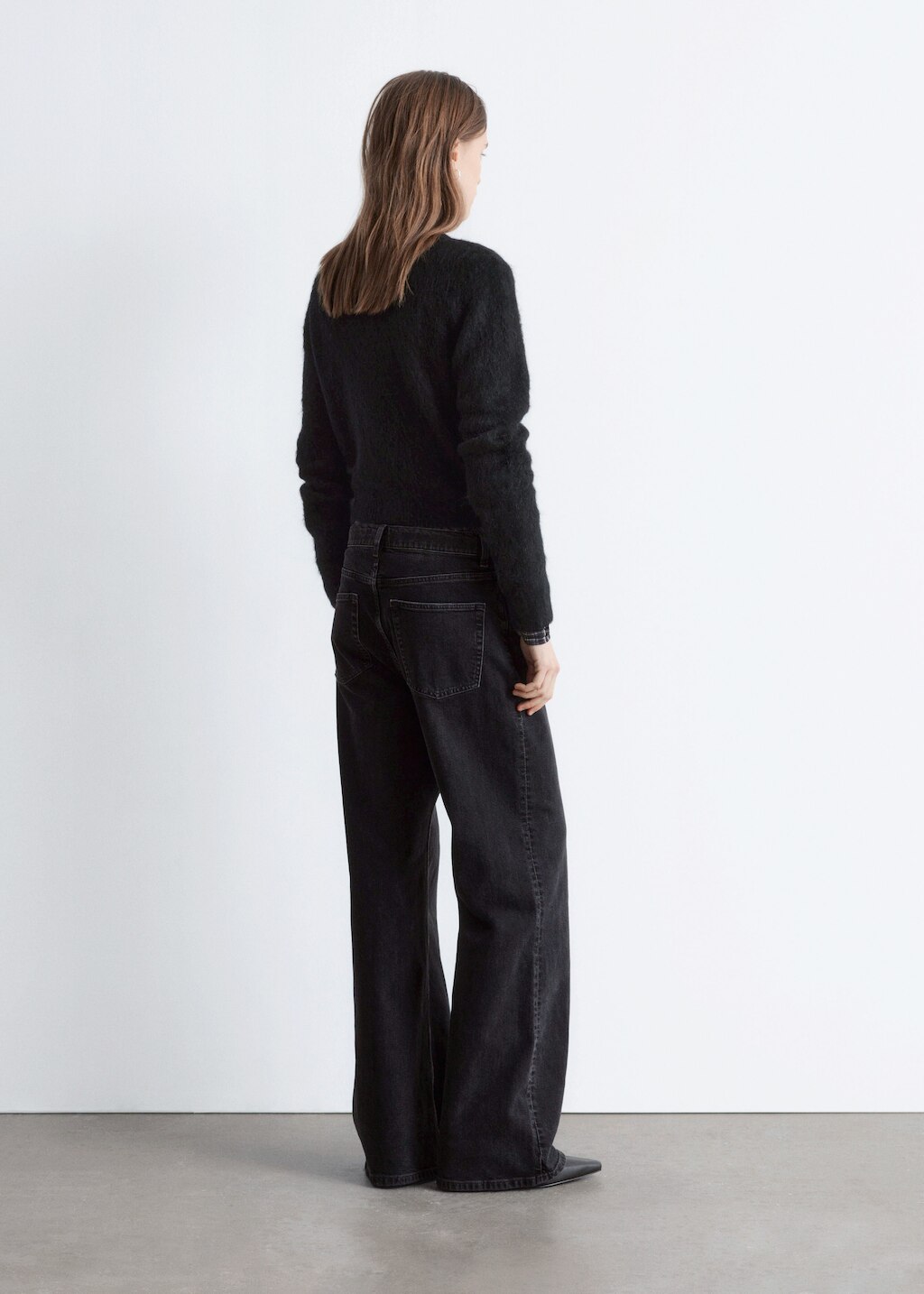 & Other Stories MOHAIR-BLEND BRUSHED CARDIGAN