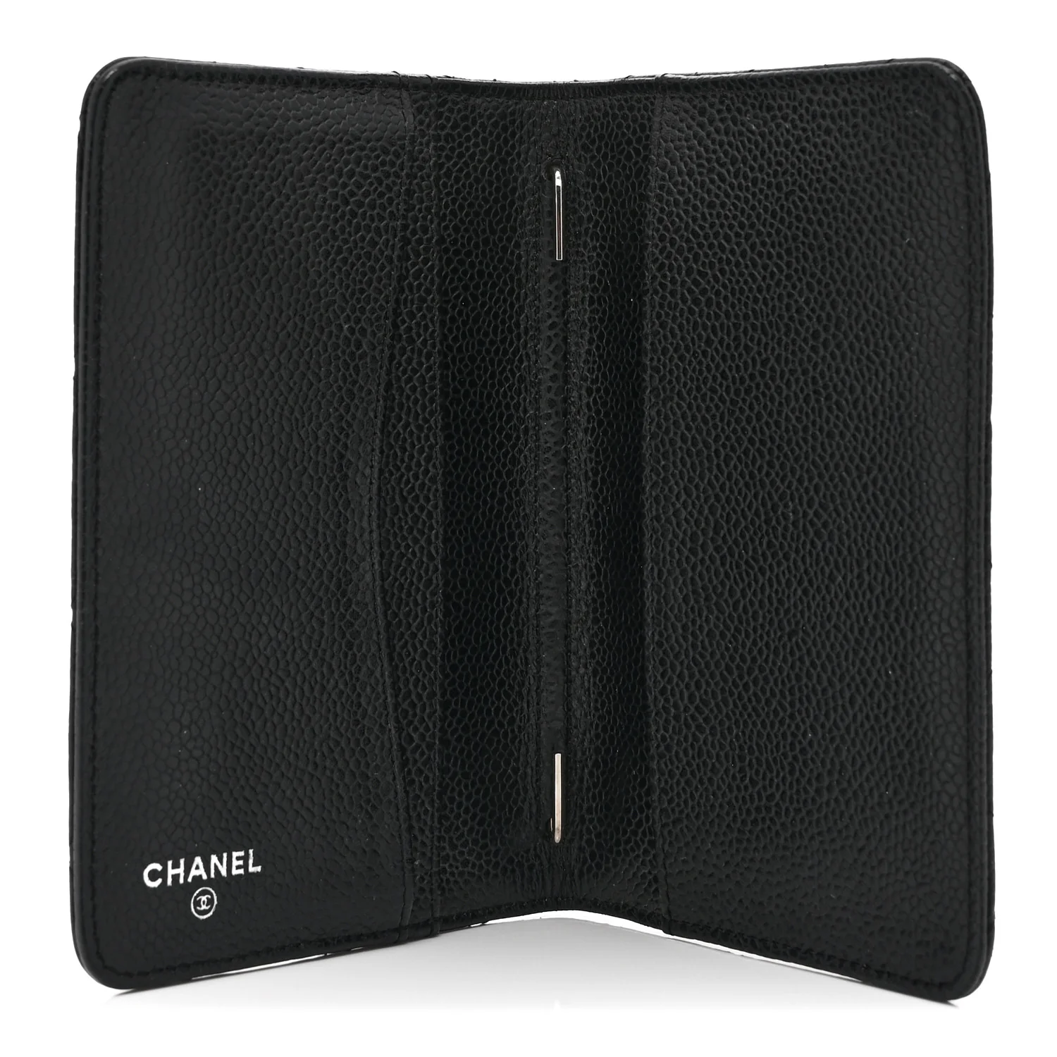 Caviar Quilted Agenda Cover Black - Top Club