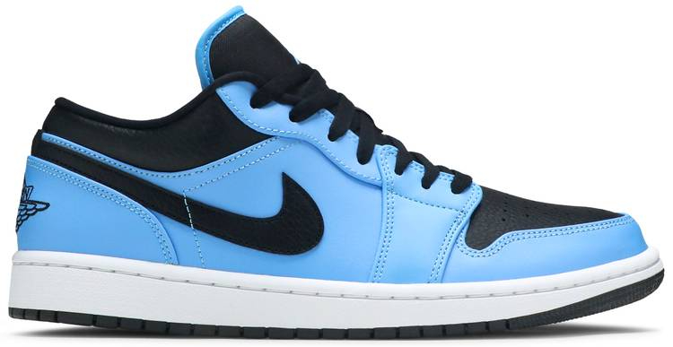Air Jordan 1 Low  University Blue Black  553558-403 - Sneaker Replica Workshop