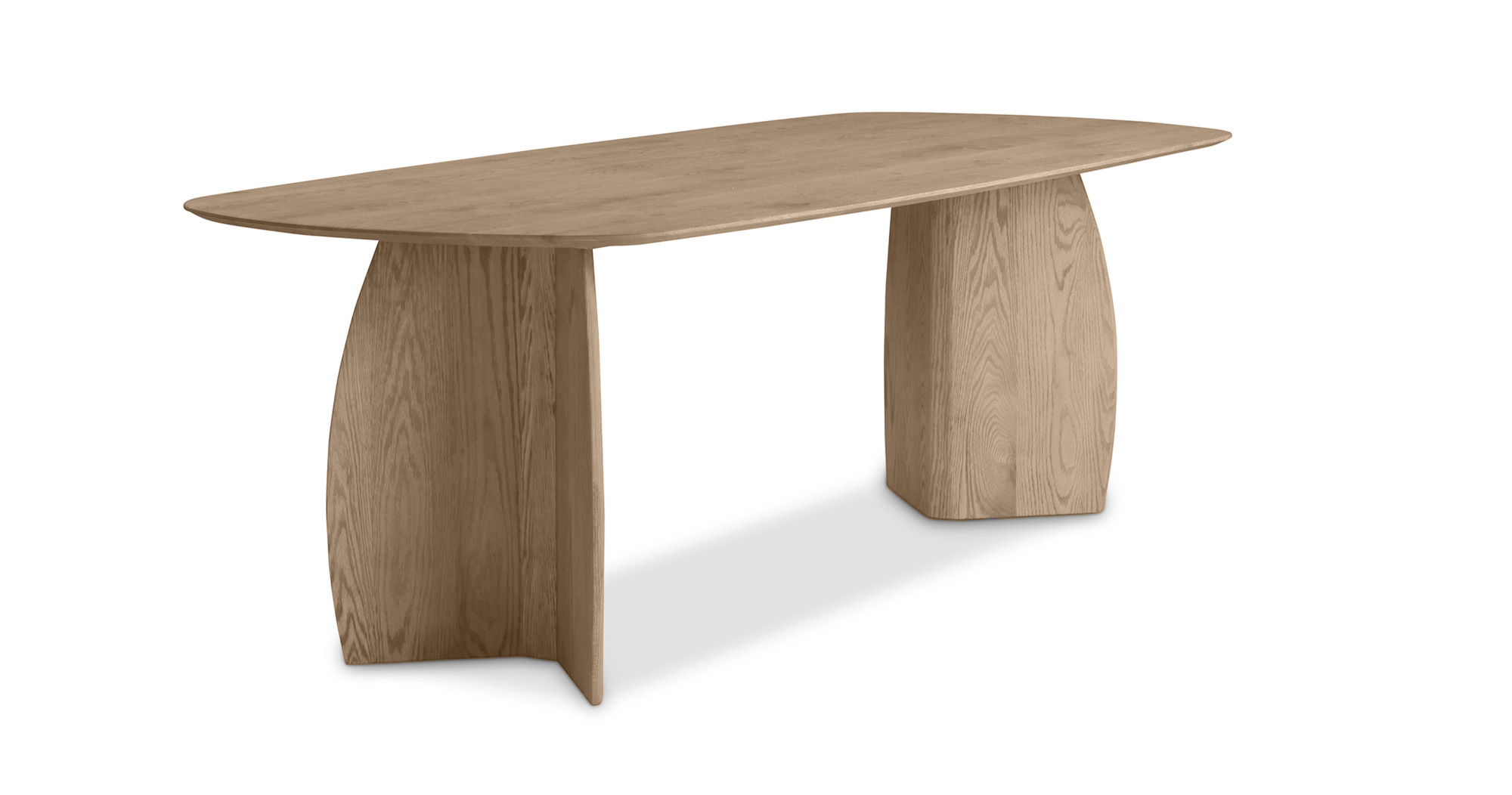 Eettafel Divio groove naturel 220x90 cm