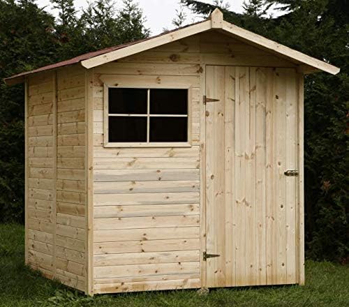 Casetta in legno per esterni con pavimento, perline spessore 16mm – mod. C200/2
