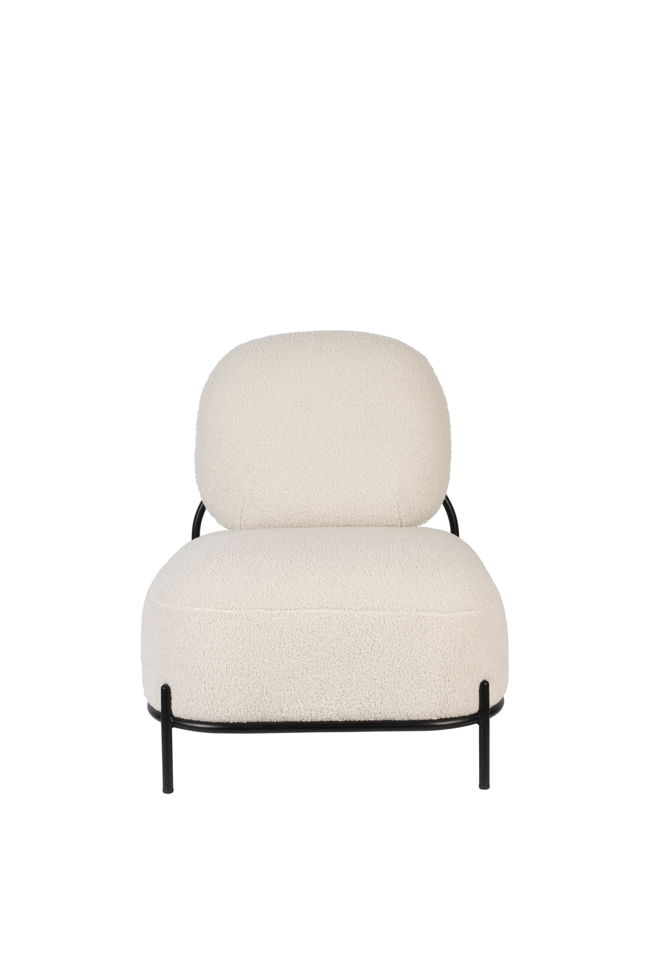Fauteuil Polly teddy wit