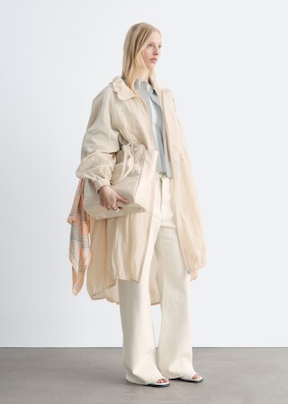 & Other Stories DRAWSTRING PARKA COAT