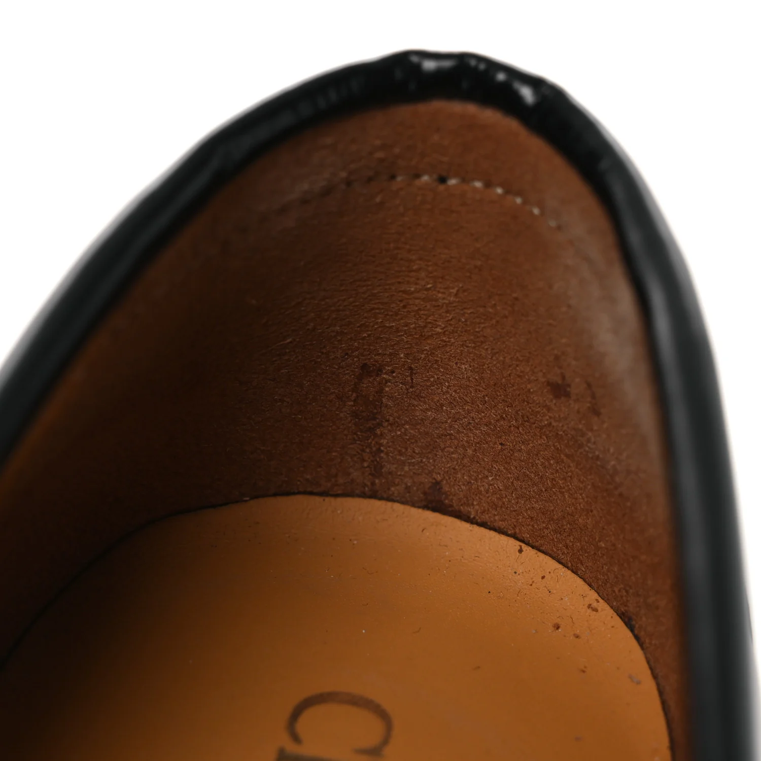 Brushed Calfskin Boy Loafers 37.5 Black White - Top Club