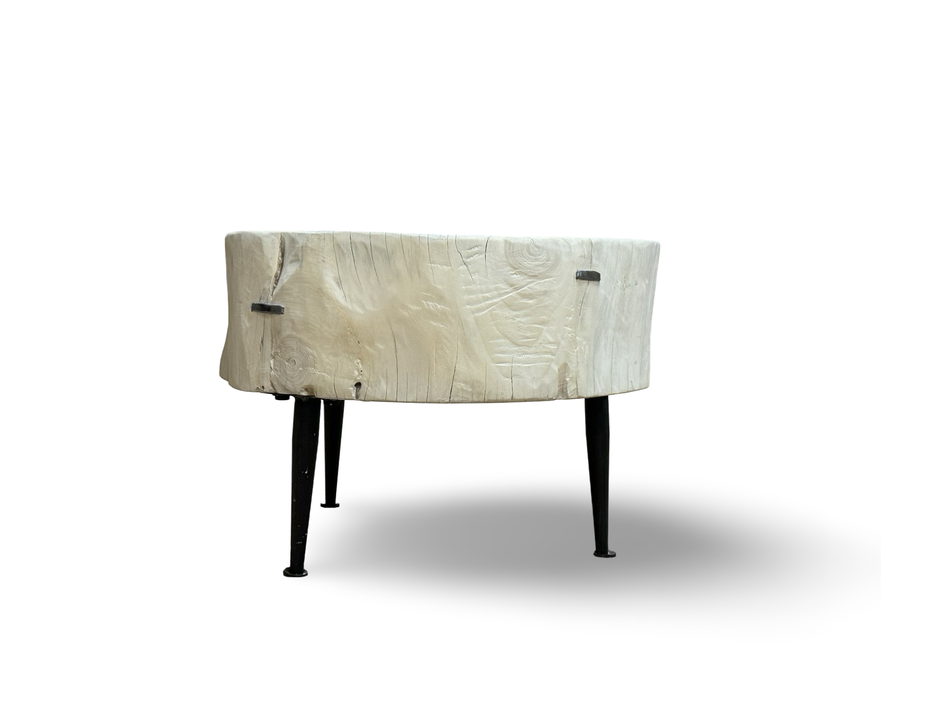 Salontafel ijzeren poot uniek