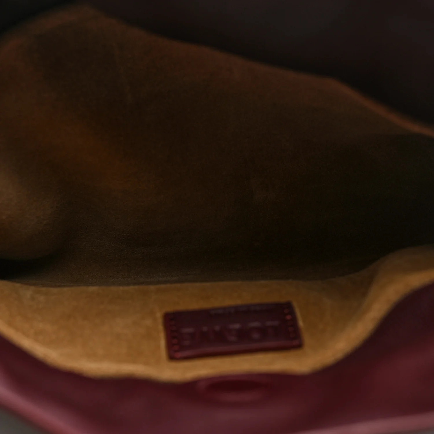 Calfskin Mini Flamenco Knot Clutch Dark Burgundy - Top Club