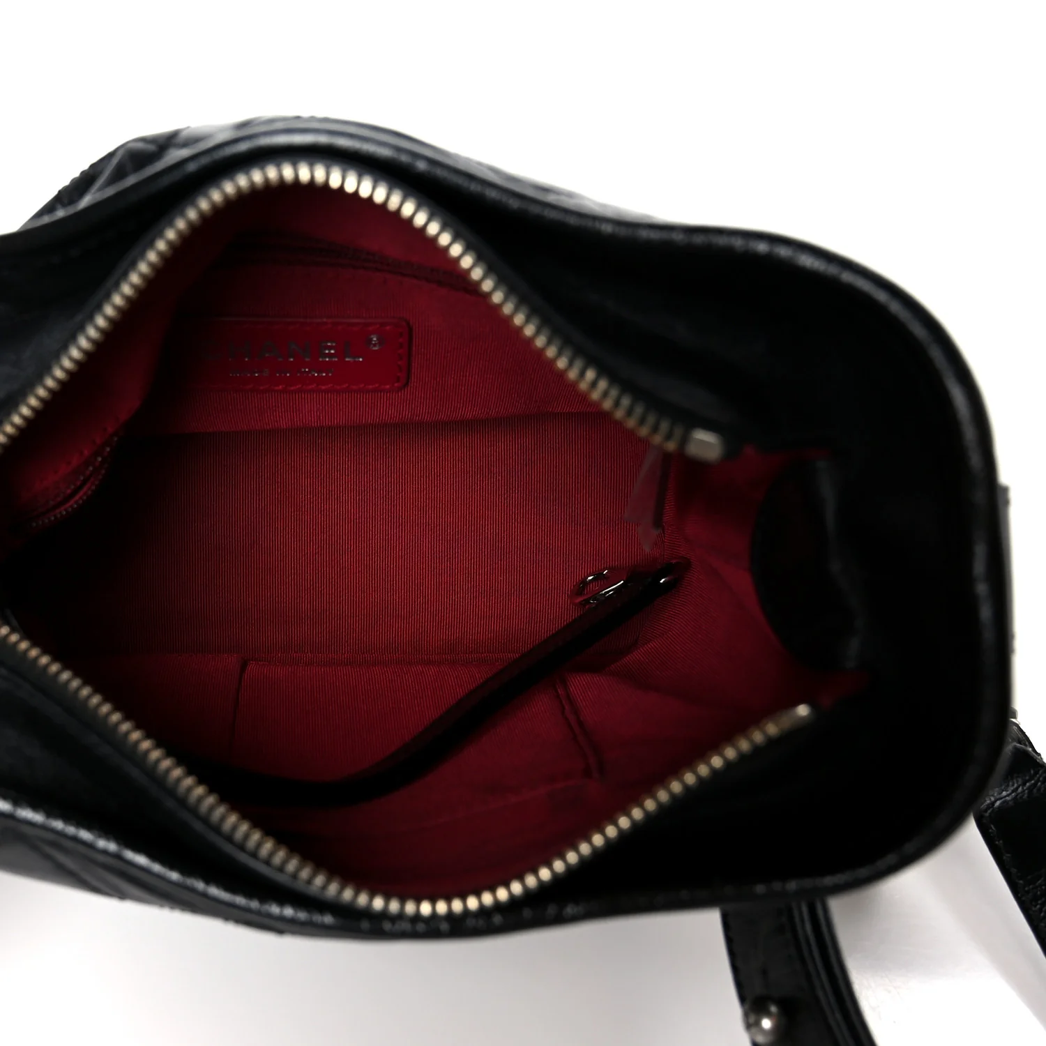 Aged Calfskin Quilted Small Gabrielle Hobo Black - Top Club