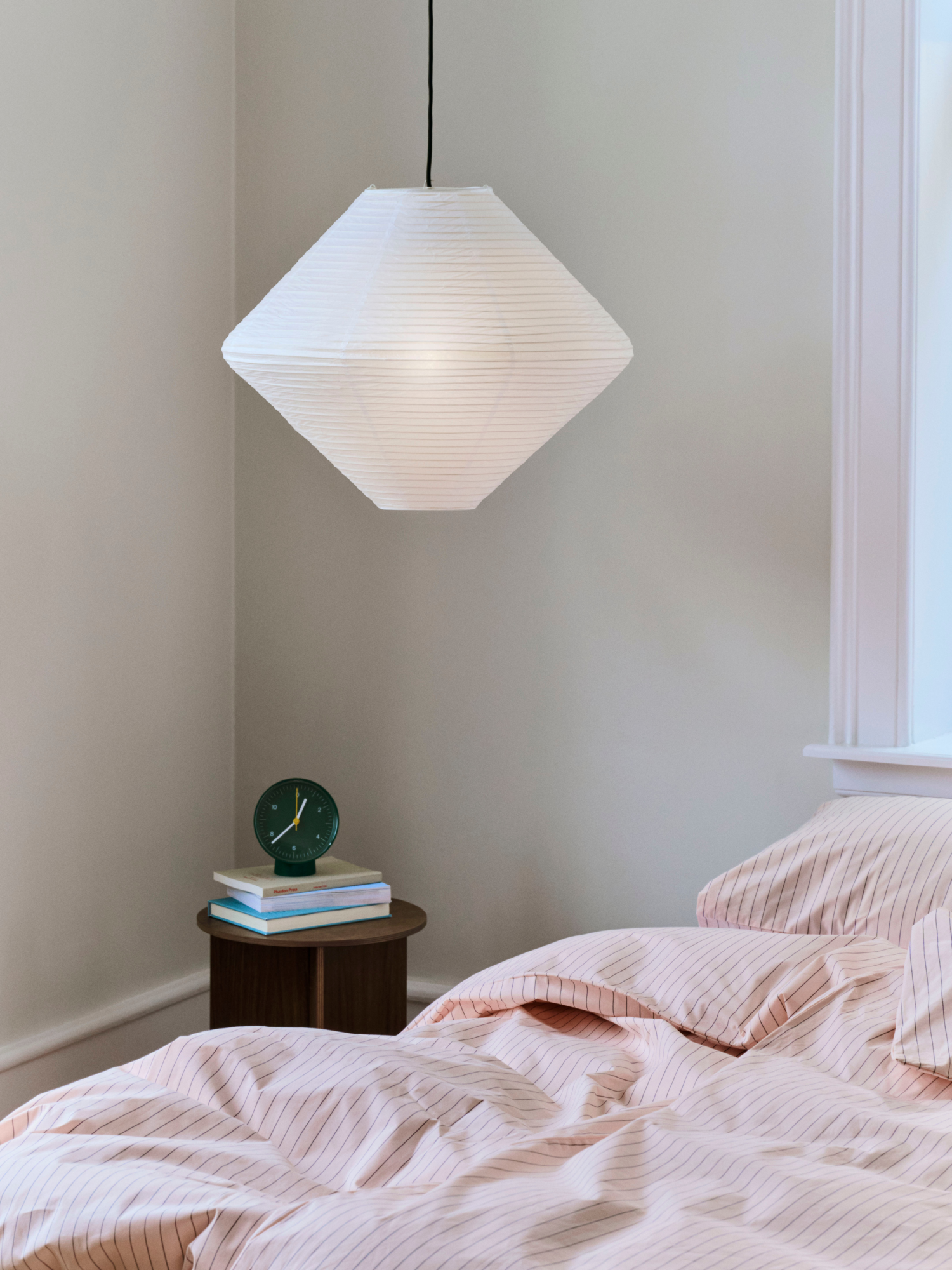 Lampenkap Paper Shade Diamond classic white Ø50 cm