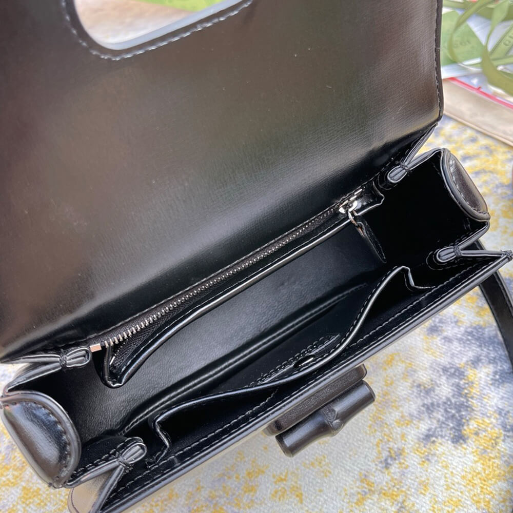 GUCCI BAMBOO 1947 JUMBO GG SMALL TOP HANDLE BAG - Top Club
