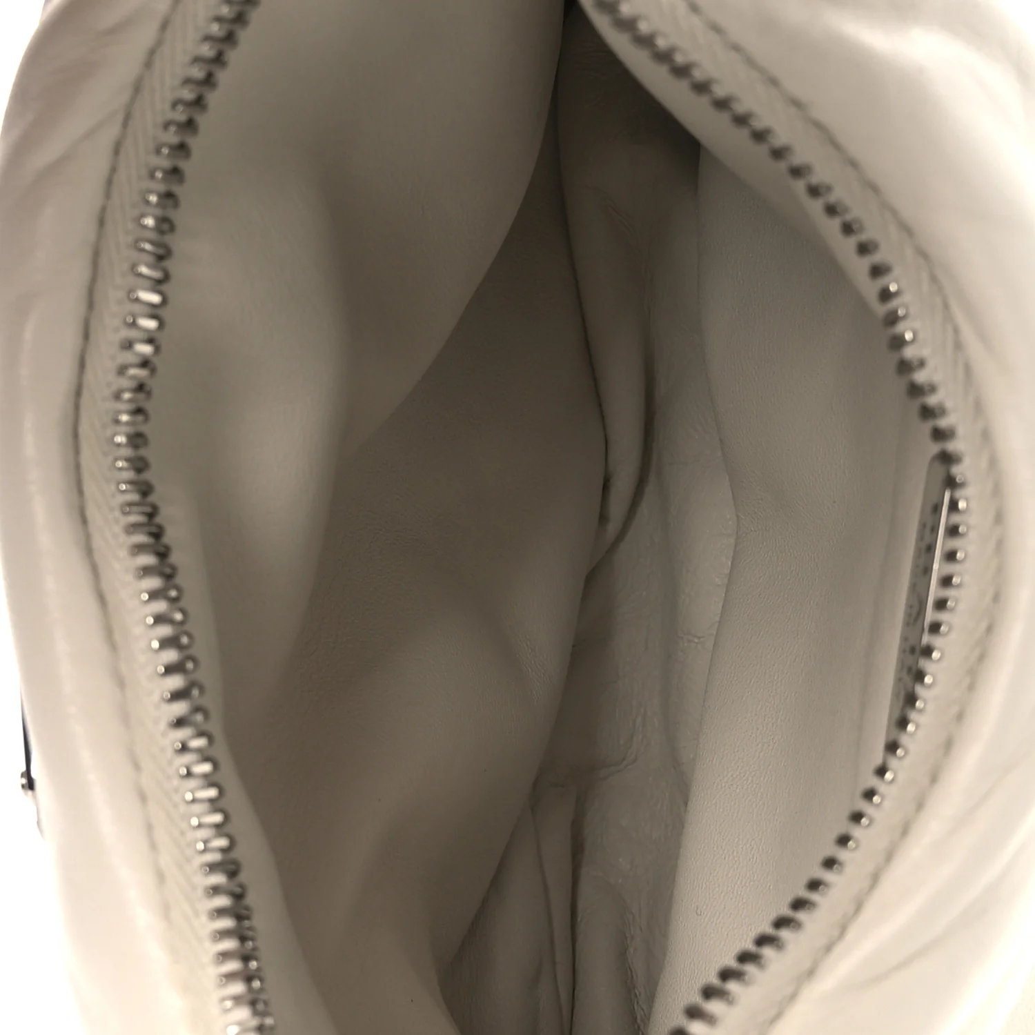 Nappa Soft Padded Mini Bag White - Top Club