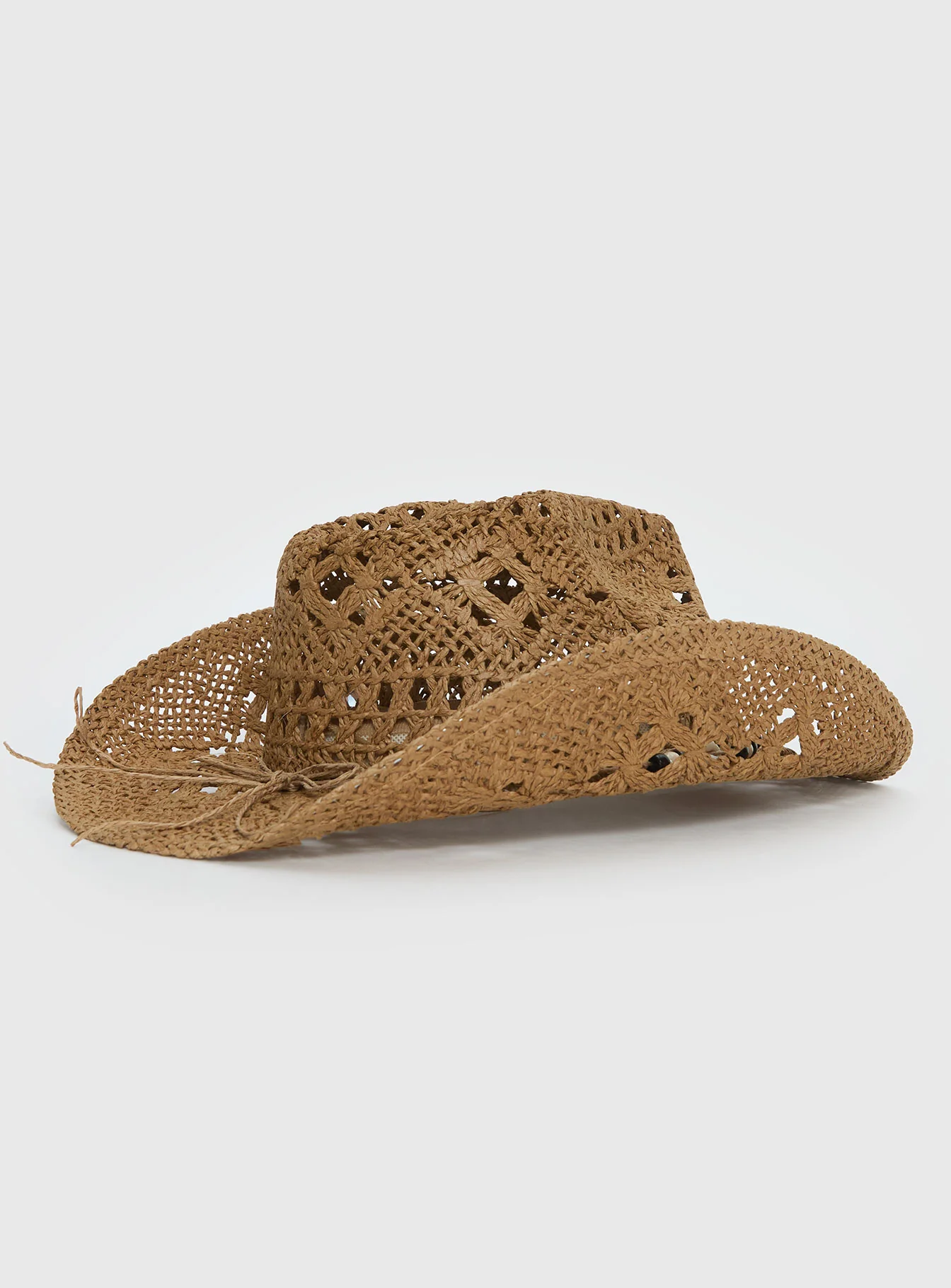 Azuria Straw Cowboy Hat Tan