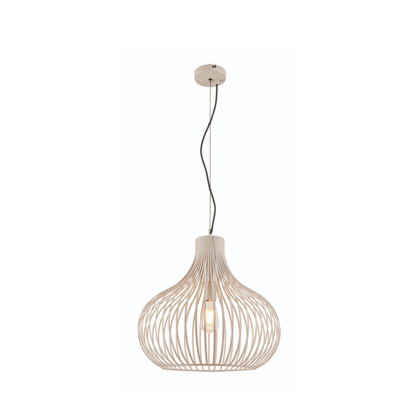 Hanglamp Morgana creme Ø48 cm