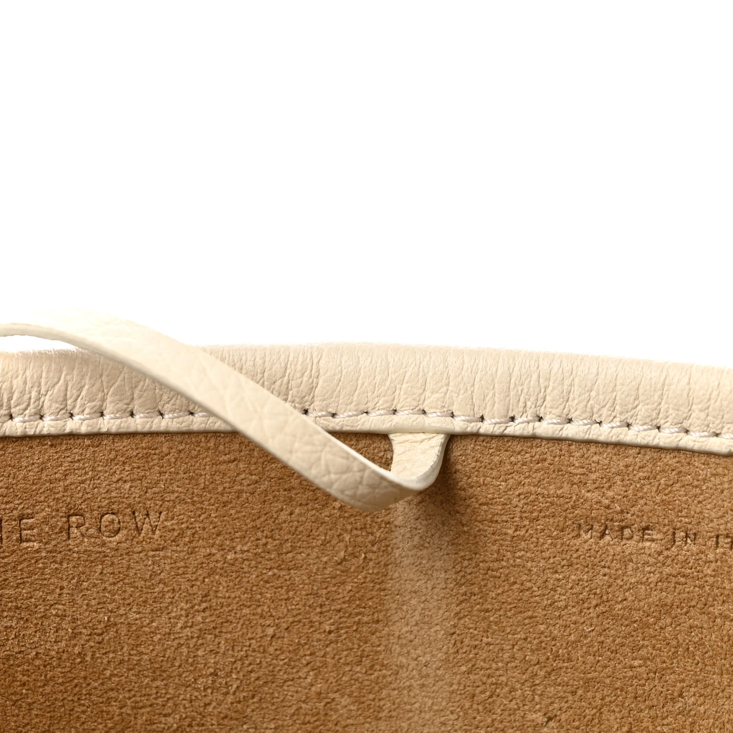 Grained Calfskin Medium N/S Park Tote Ivory - Top Club