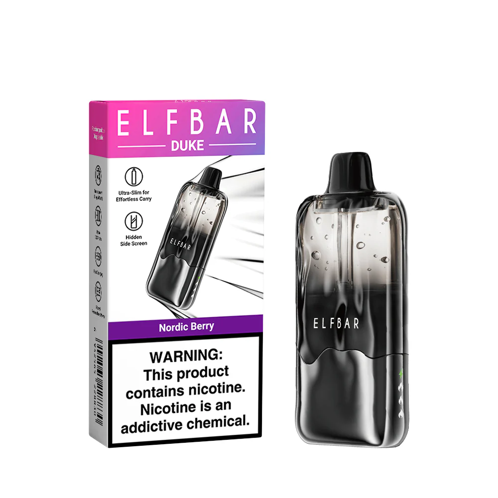 ELFBAR DUKE Rechargeable Disposable Vape (All Flavours)