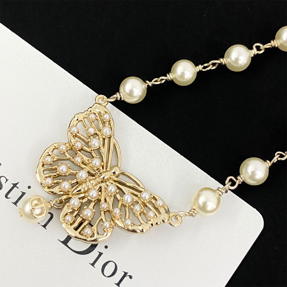 DIOR PEARL NECKLACE - Top Club