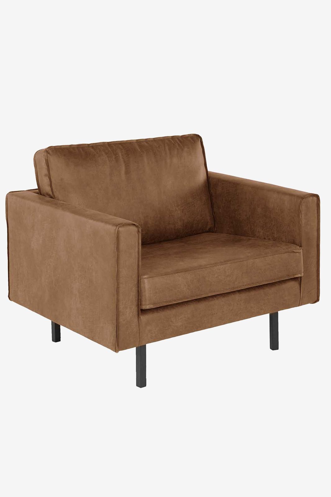 Amsterdam leer outside loveseat bruin