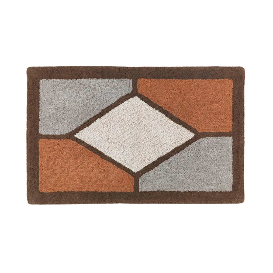 Tappeto Arredo In Cotone Rabat 70X140 Brown Carrara