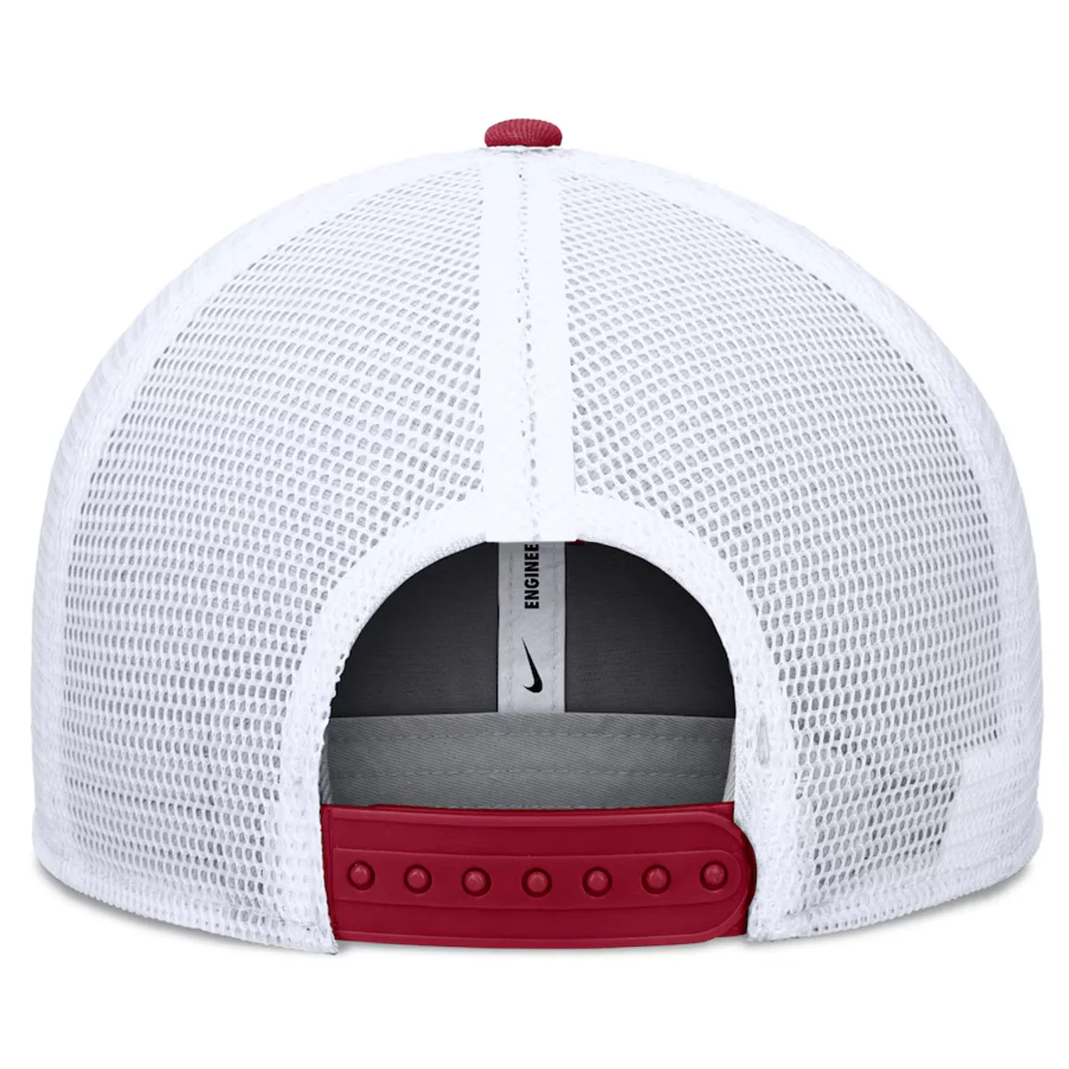 Nike Men's Vault Florida State/Seminole Logo Adjustable Dri-fit Pro Academic Trucker Hat - Crimson/White - MoB Apparel