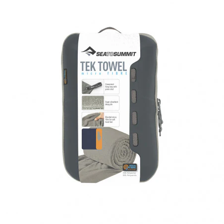 Sea to Summit Tek Handtuch S 40 x 80 cm verde lima - Toalla microfibra