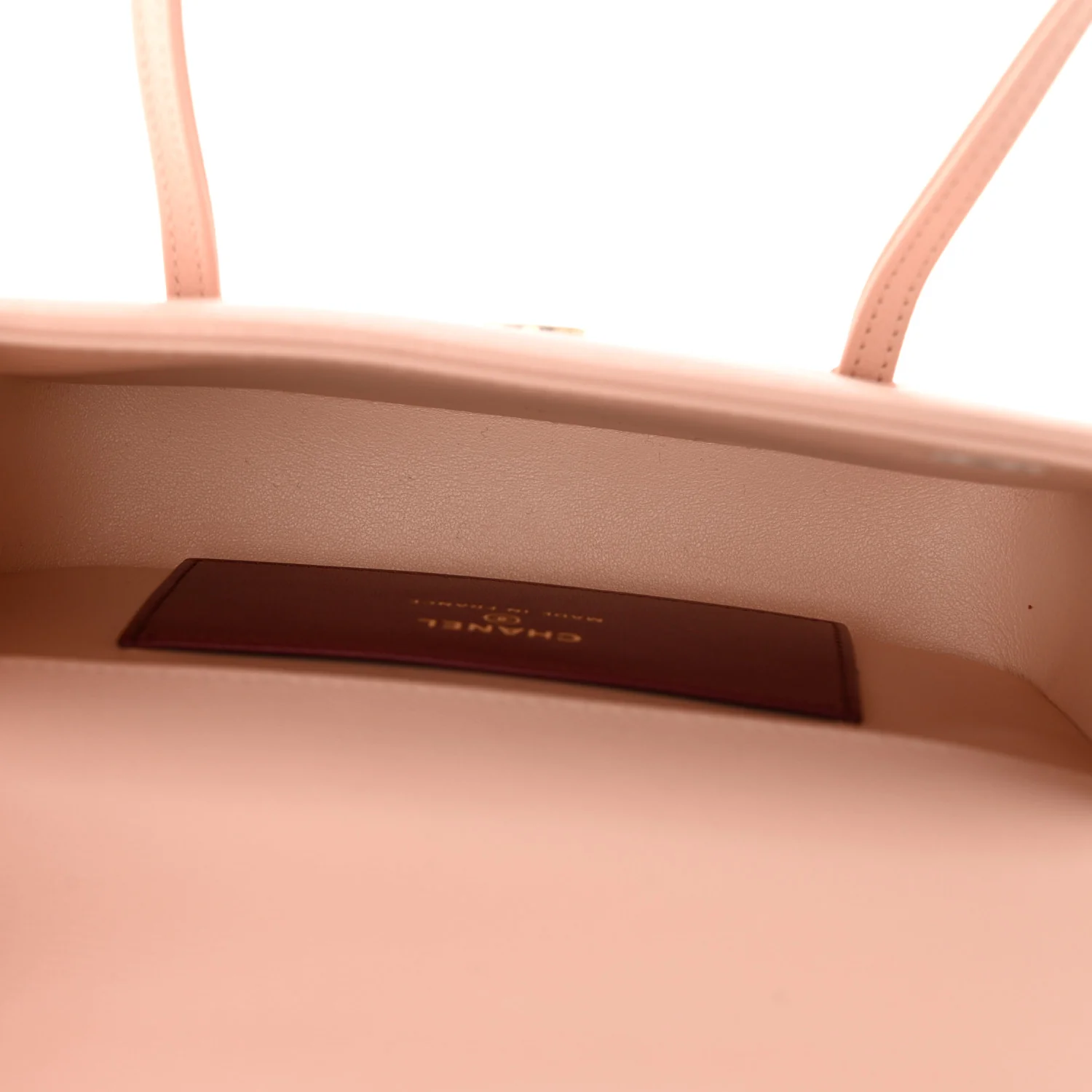 Shiny Caviar Mini Preppy Coco Shoulder Bag Light Pink - Top Club
