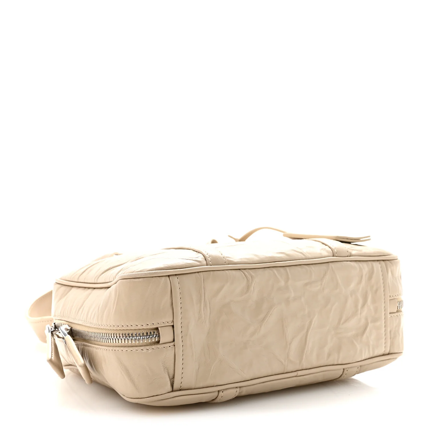 Nappa Antique Medium Re-Edition 2001 Two Handle Bag Deserto - Top Club