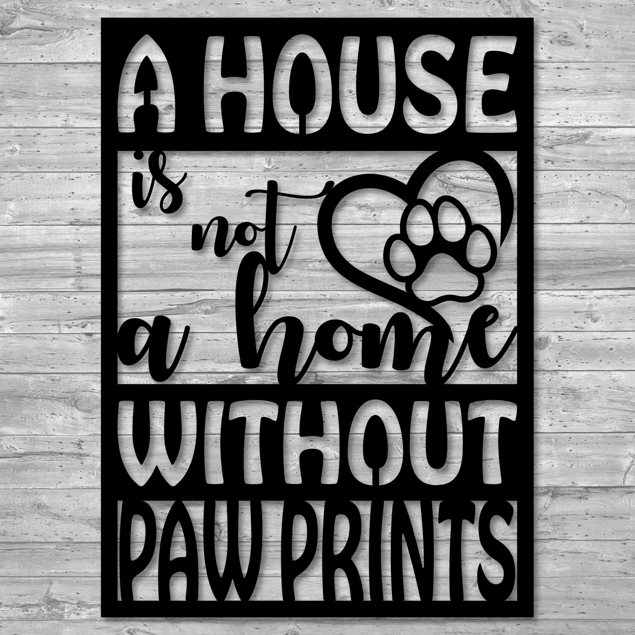 A House Is Not A Home Wall Art - Alvarez Pro Painting LLC