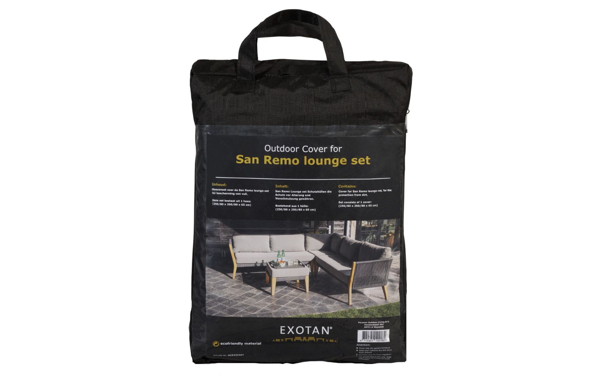 Exotan beschermhoes loungeset San remo Beschermhoes loungeset San remo
