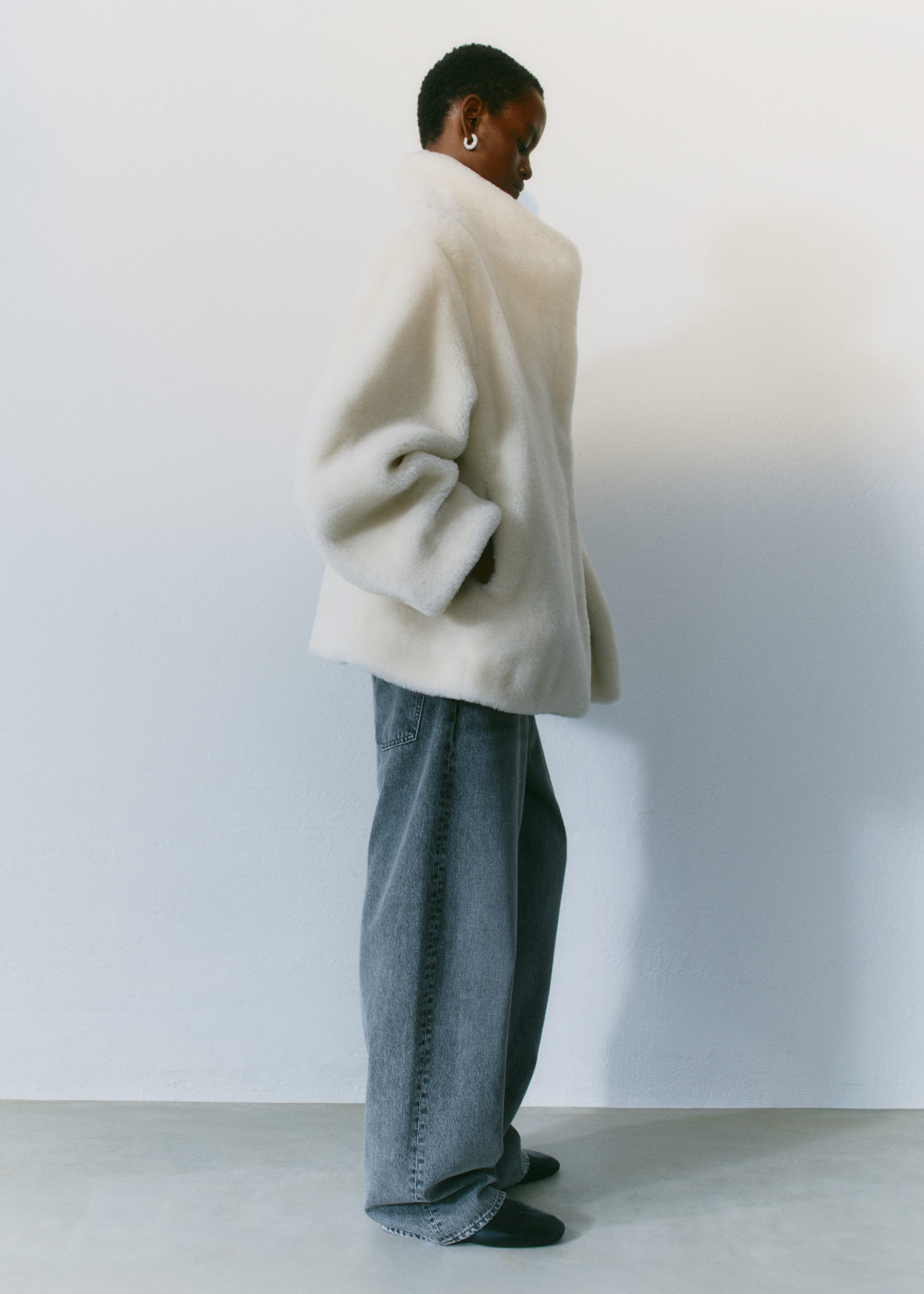 & Other Stories FAUX FUR JACKET