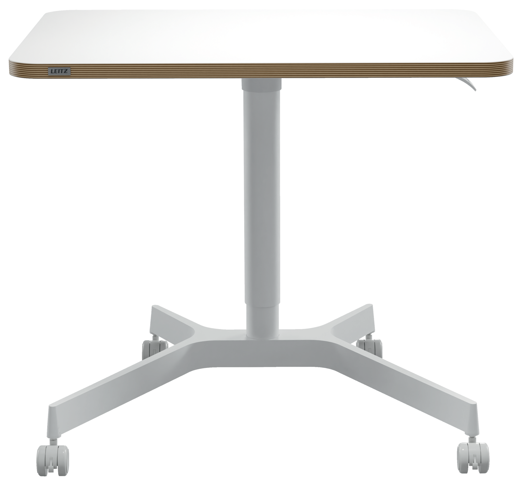 Mobiel Zit-Sta Bureau 80x60 cm wit