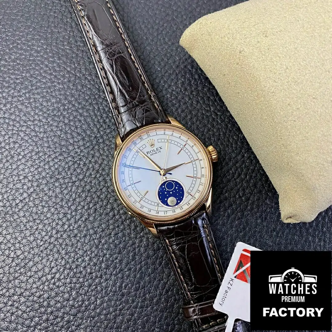 Rolex Cellini M50535-0002 KZ Factory Brown Strap
