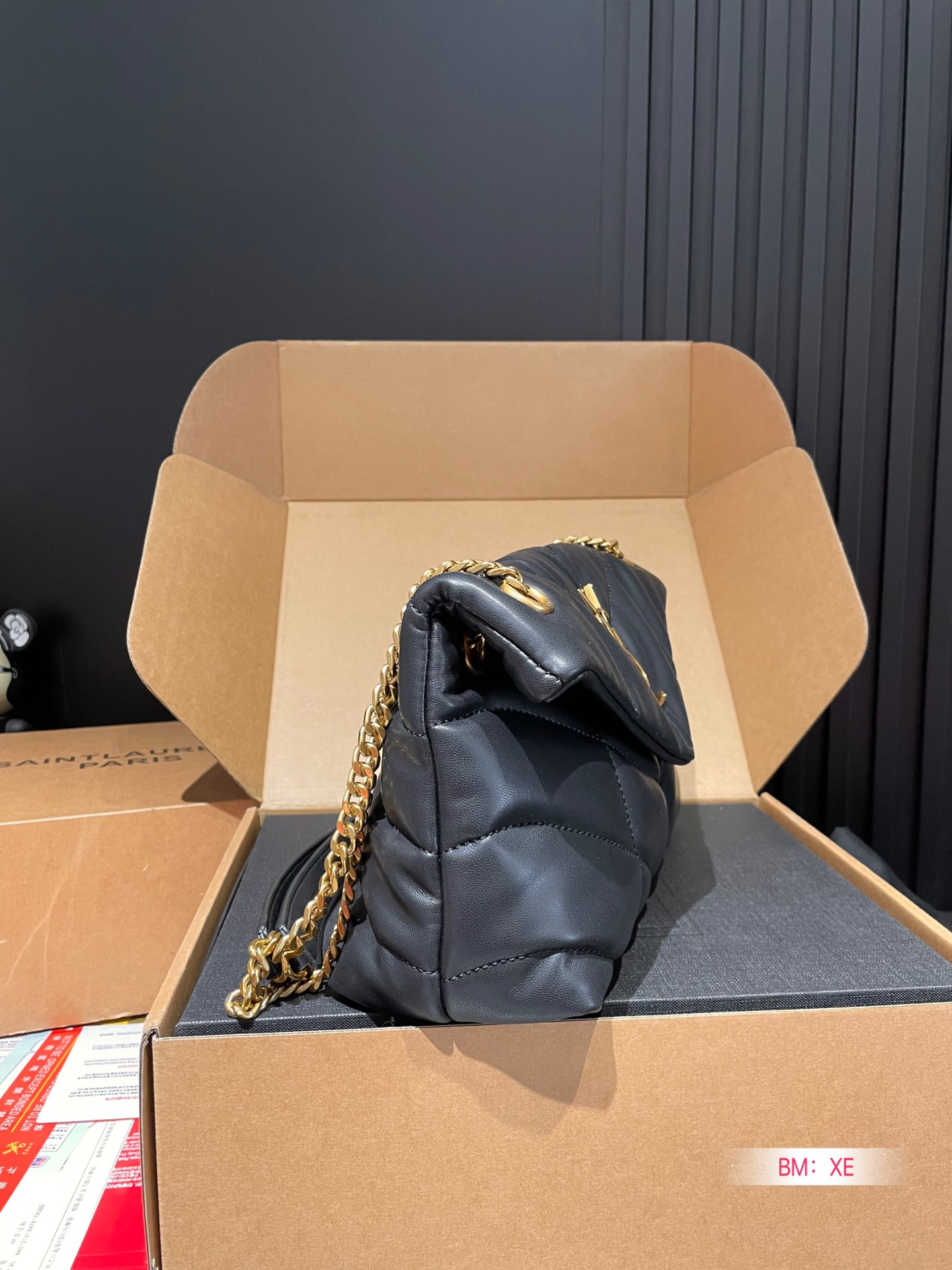 Y PUFFER SMALL SIZE BAG IN QUILTED LAMBSKIN Size: 28*17 CM - Top Club