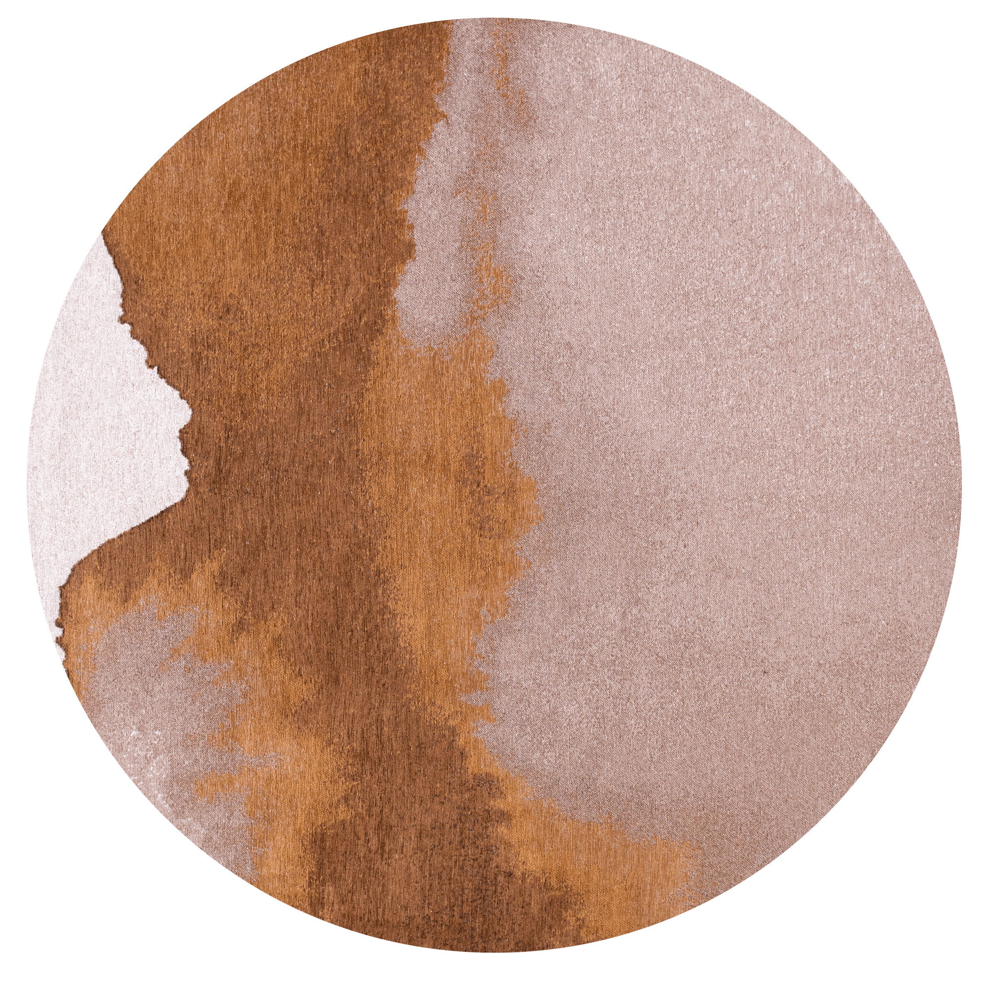 Ecorugs vloerkleed Lagoon oranje ∅ 240 cm