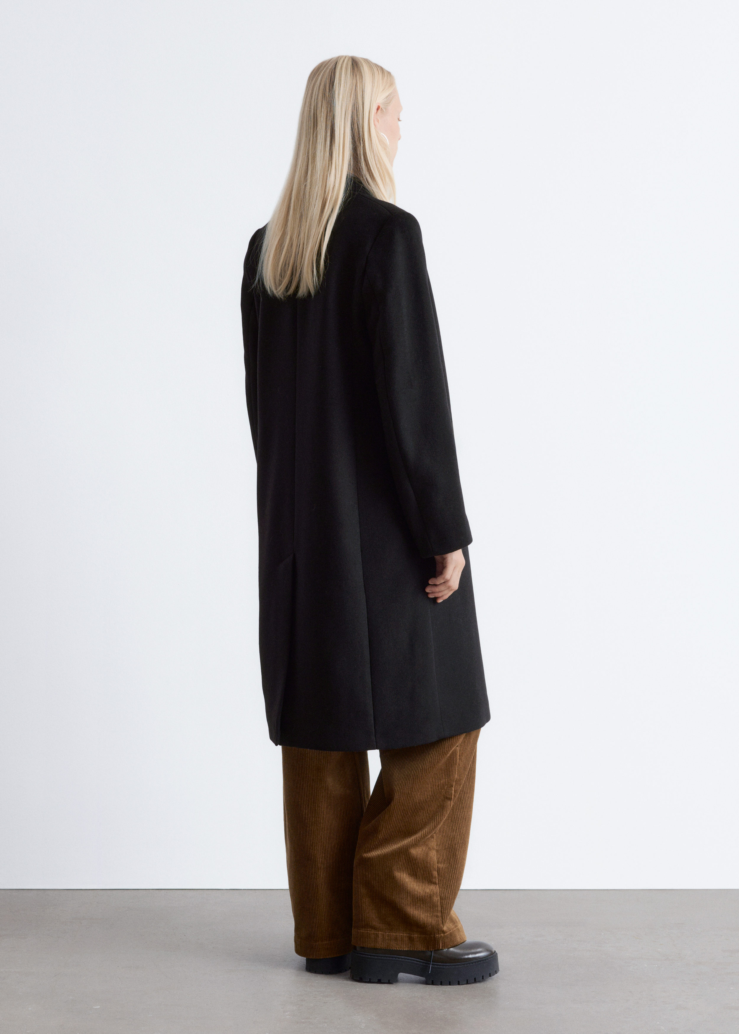 & Other Stories TAILORED SINGLE-BREASTED COAT