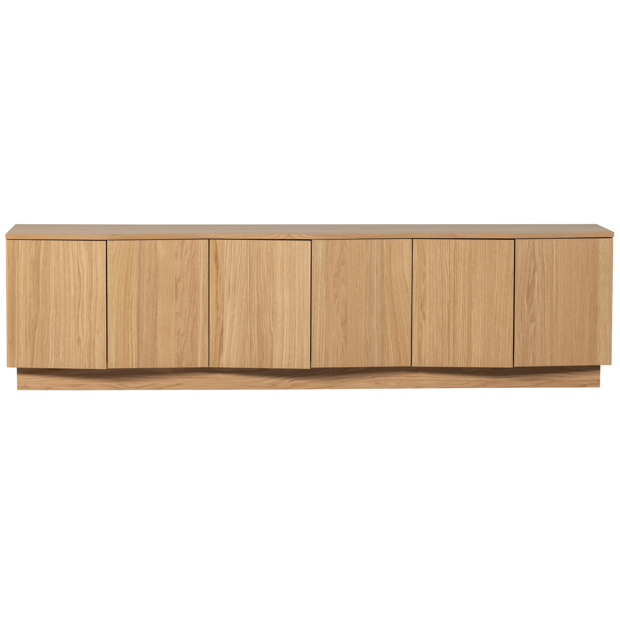 Tv Meubel Zuma 200Cm - Eiken - Transparant Zuma Tv Meubel 200Cm - Eiken - Transparant