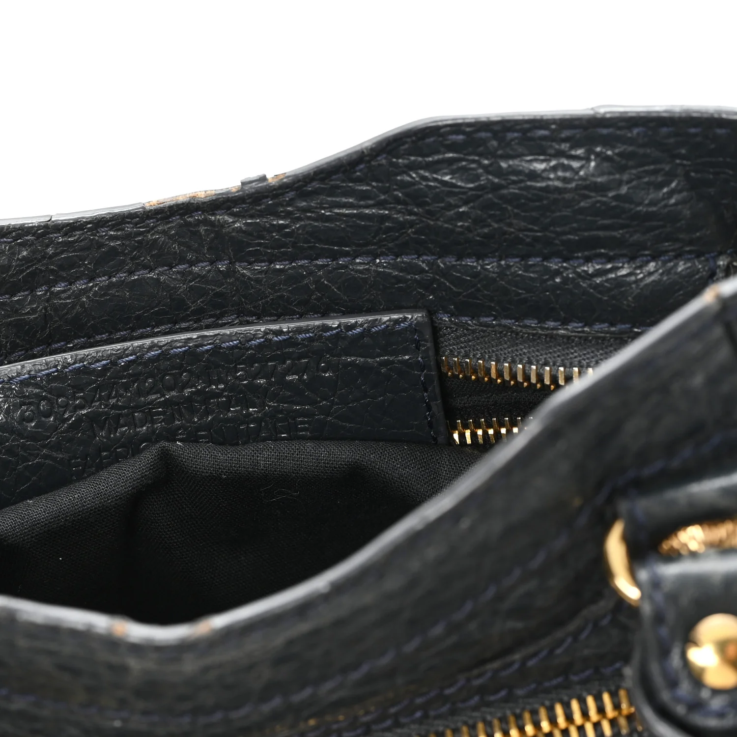 Agneau Giant 12 Gold Hardware Mini City Anthracite - Top Club