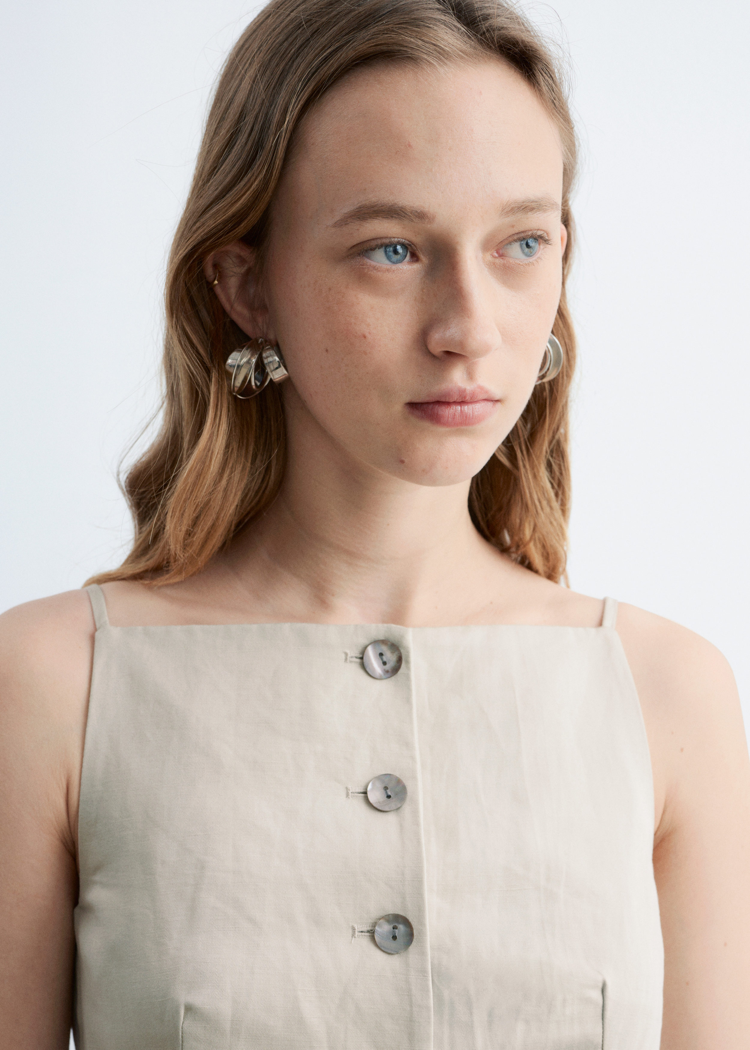 & Other Stories TAILORED VEST TOP