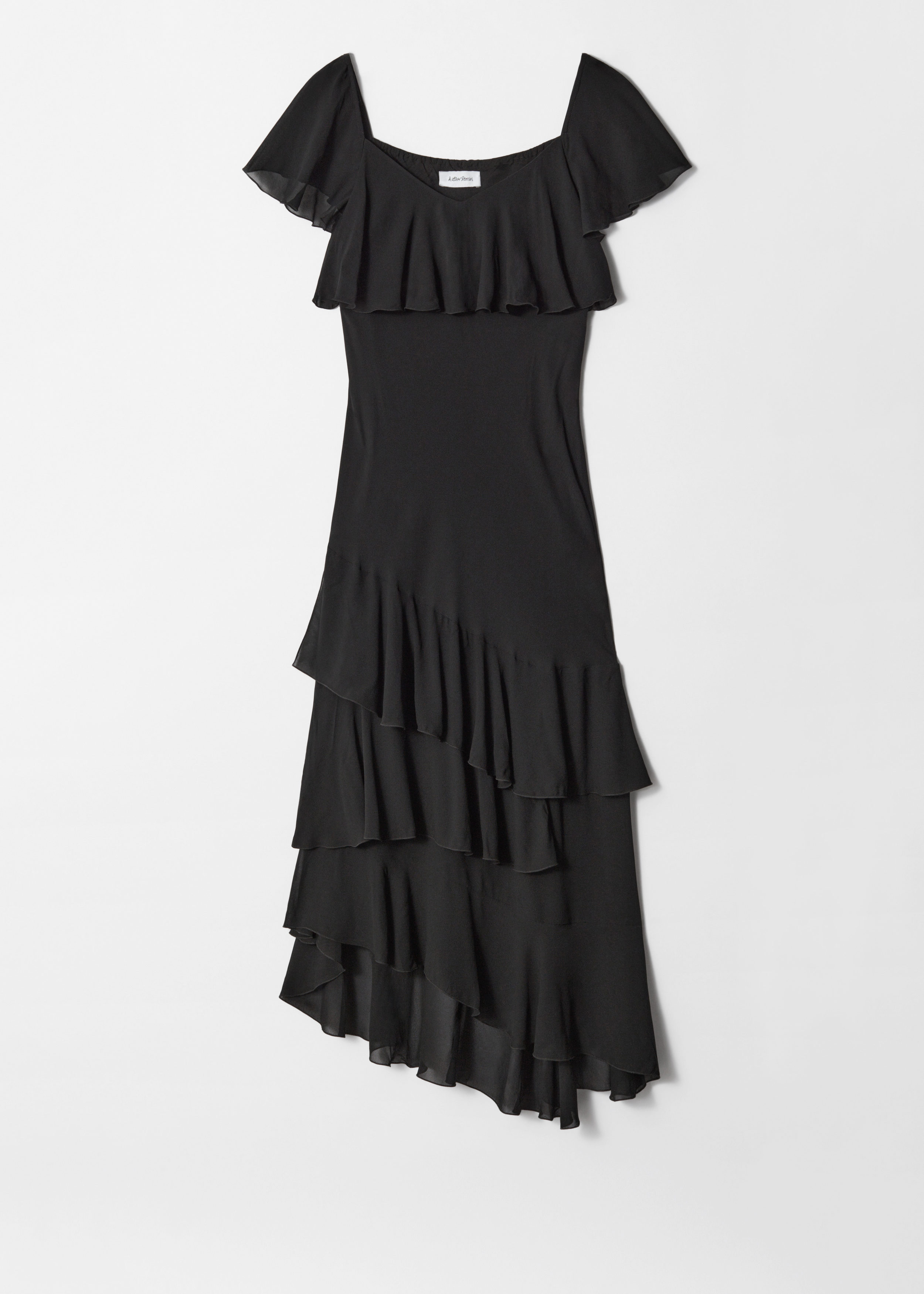 & Other Stories RUFFLE MAXI DRESS
