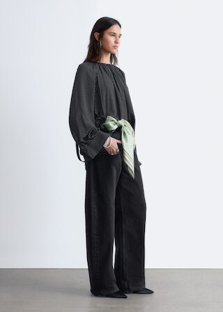 & Other Stories BALLOON-SLEEVE BLOUSE