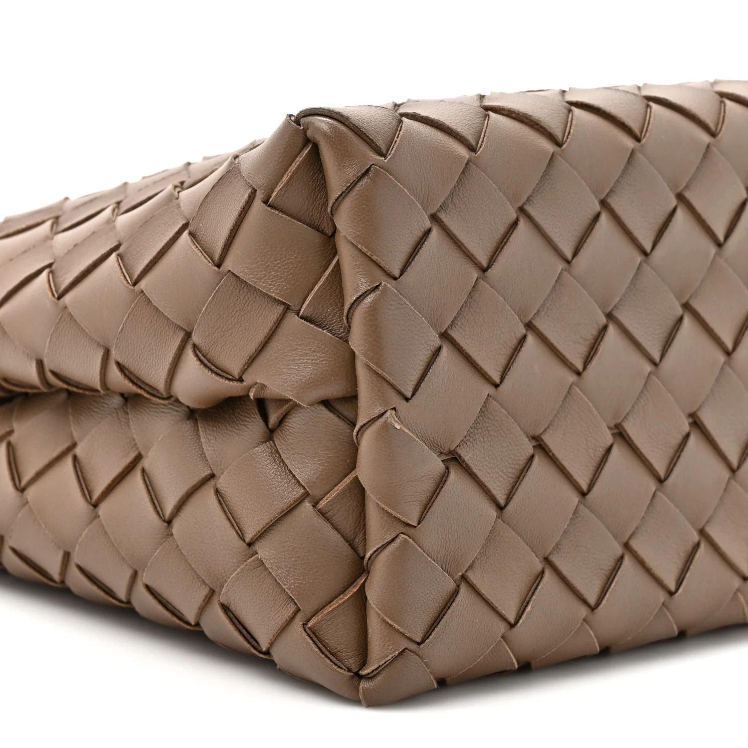 Nappa Intrecciato Small Andiamo Shoulder Bag Pinecone - Top Club