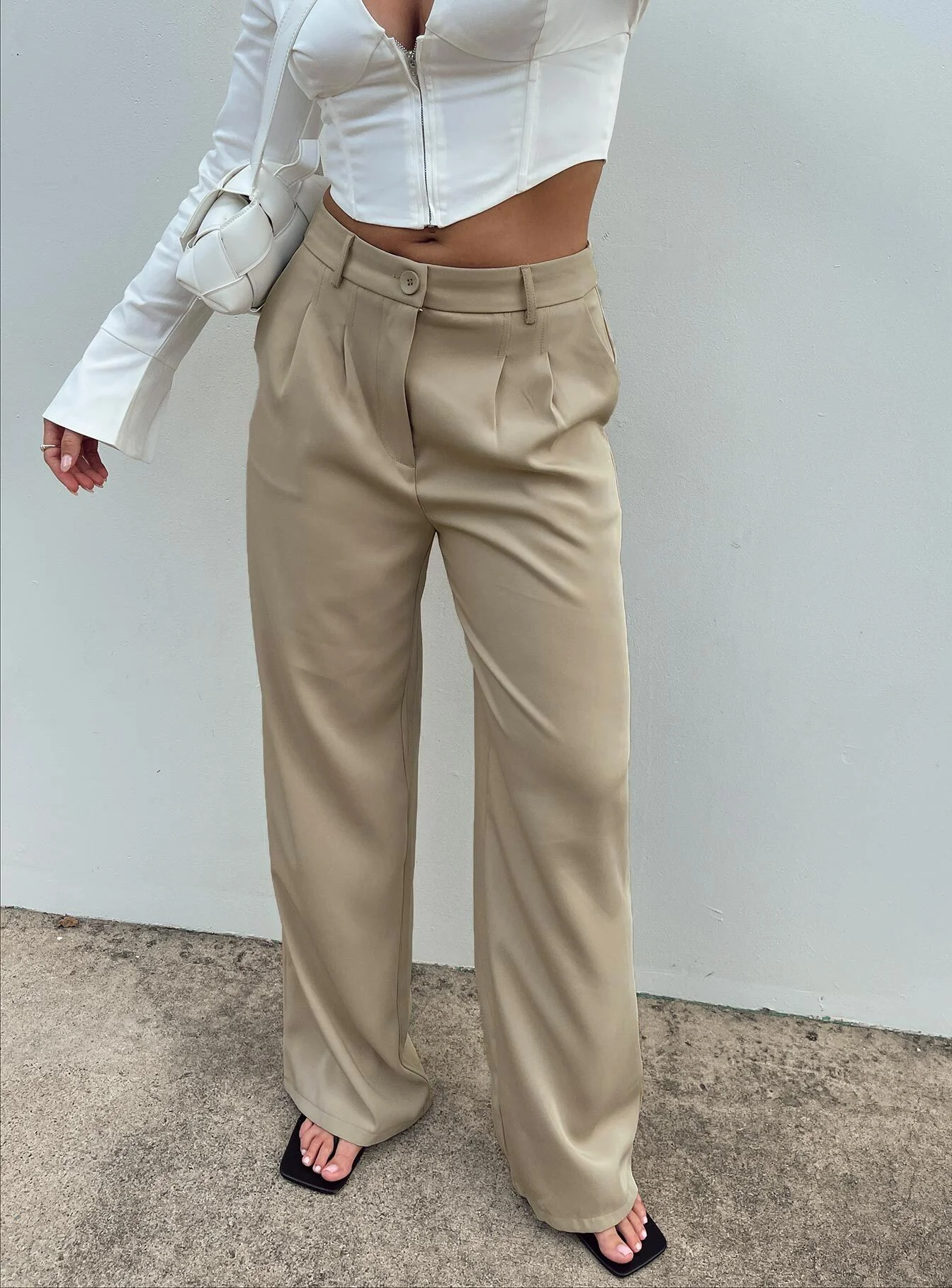 Archer Pants Taupe Tall