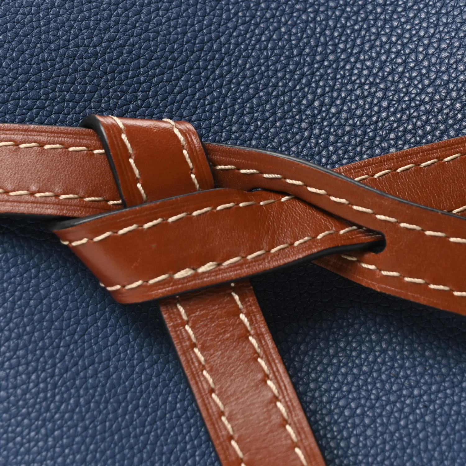 Grained Calfskin Small Gate Crossbody Bag Varsity Pecan - Top Club