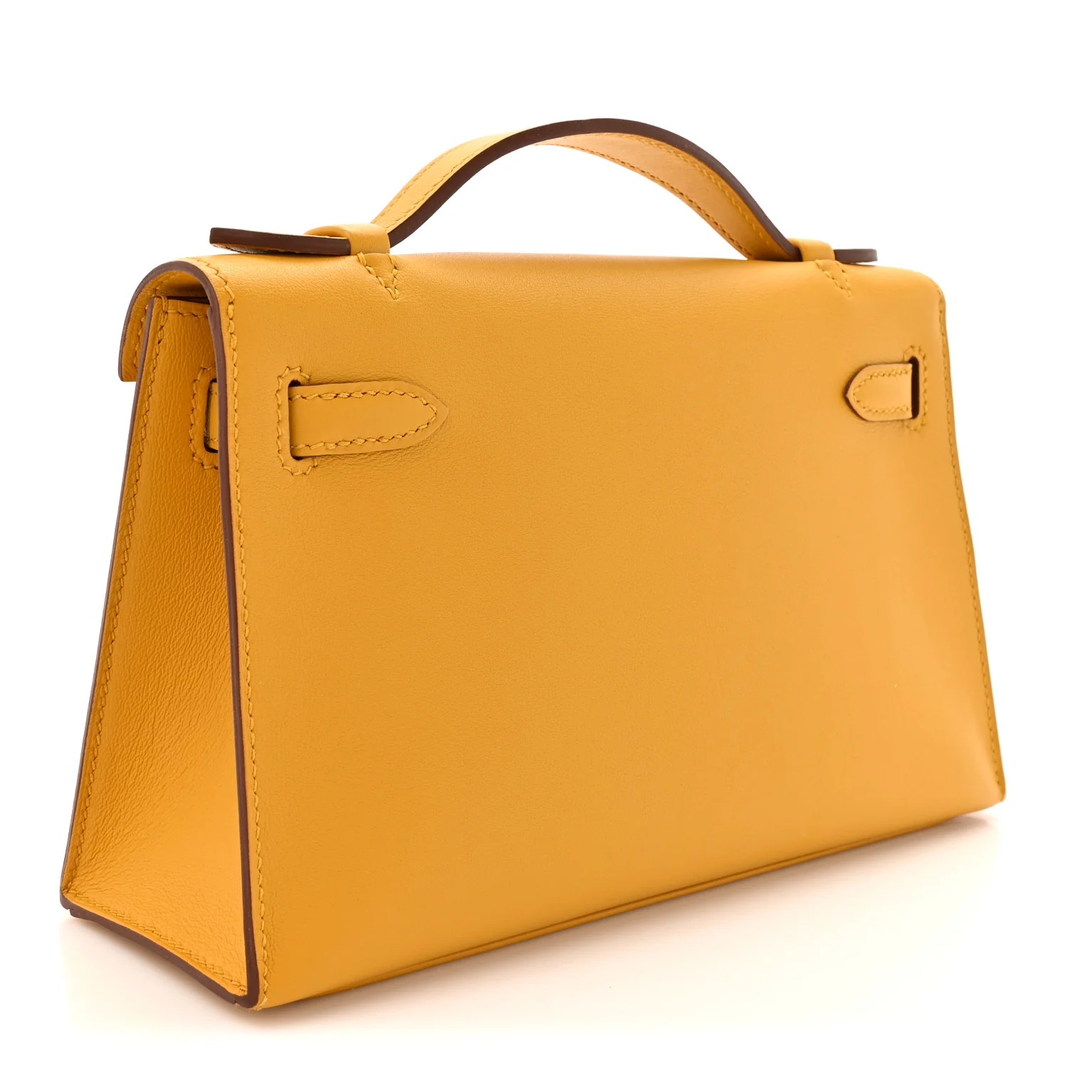 Swift Kelly Pochette Clutch Jaune Ambre - Top Club