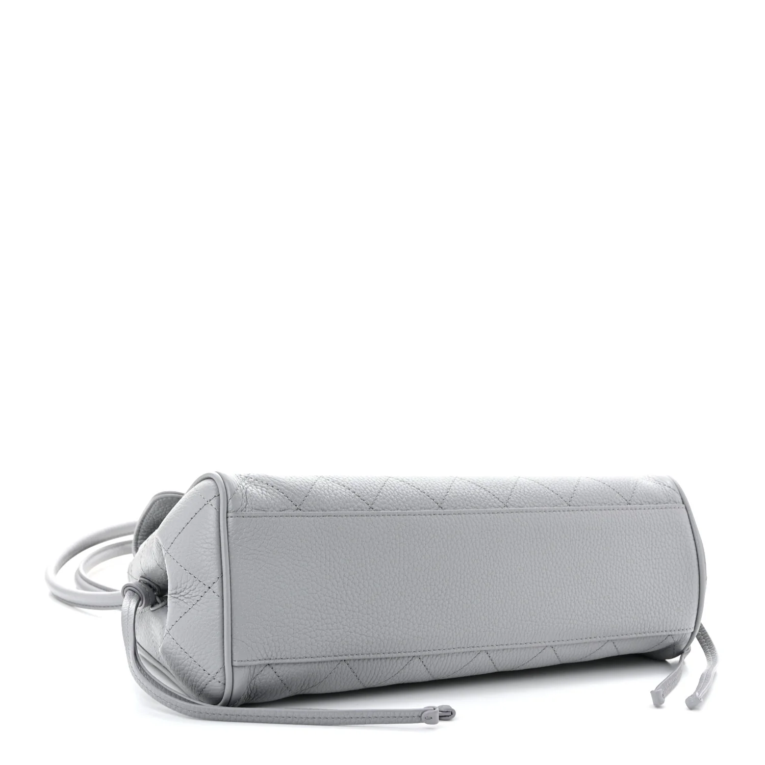 Grained Calfskin Urban Essentials Small Shopping Bag Grey - Top Club