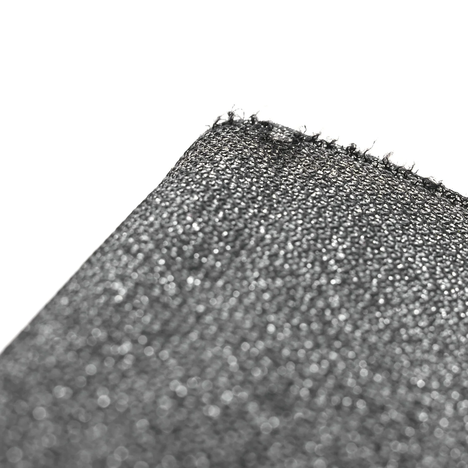 Glitter Fabric Erica Chain Clutch  Anthracite - Top Club